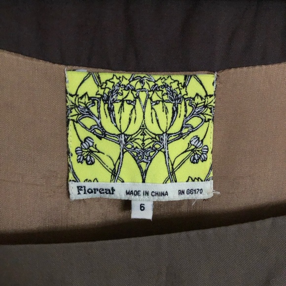 Anthropologie Floreat Guillemin Silk shift dress - Picture 2 of 4